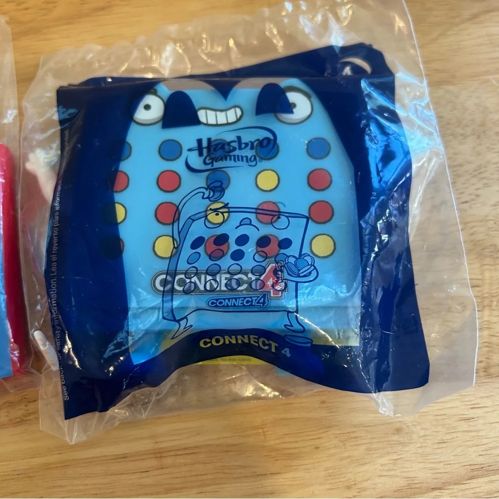 McDonalds Happy Meal Toy Hasbro Gaming #1 And #4 Two CONNECT 4 NEW Unopened 2018